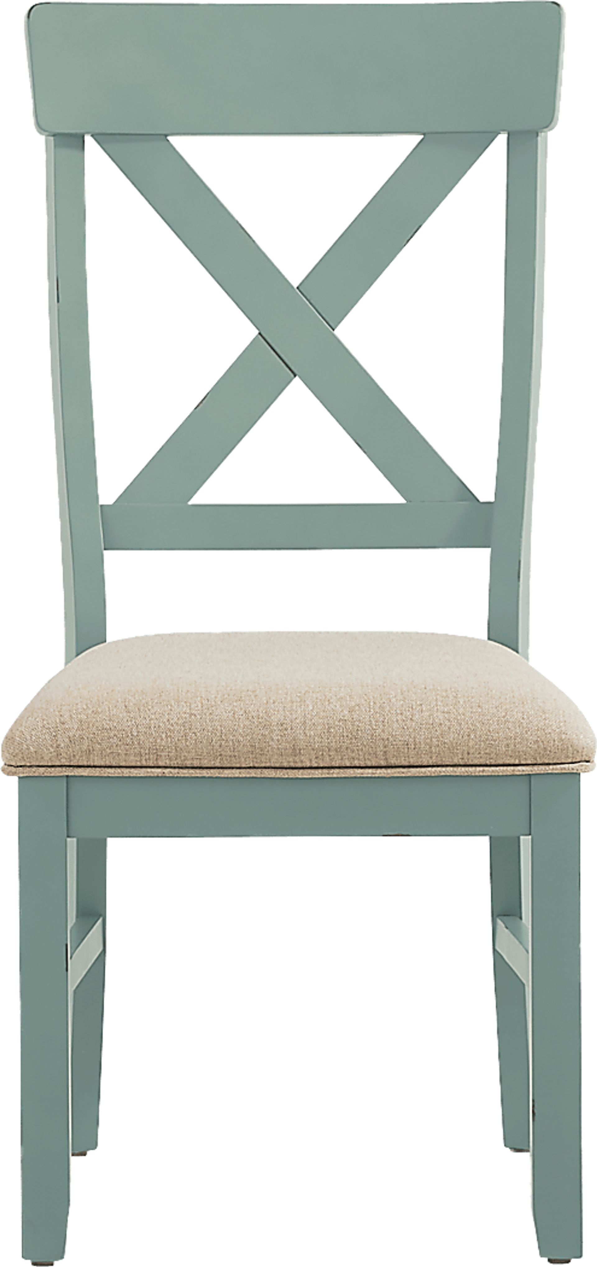 Spring Cottage Blue 5 Pc Round Drop Leaf Dining Room - Image 8