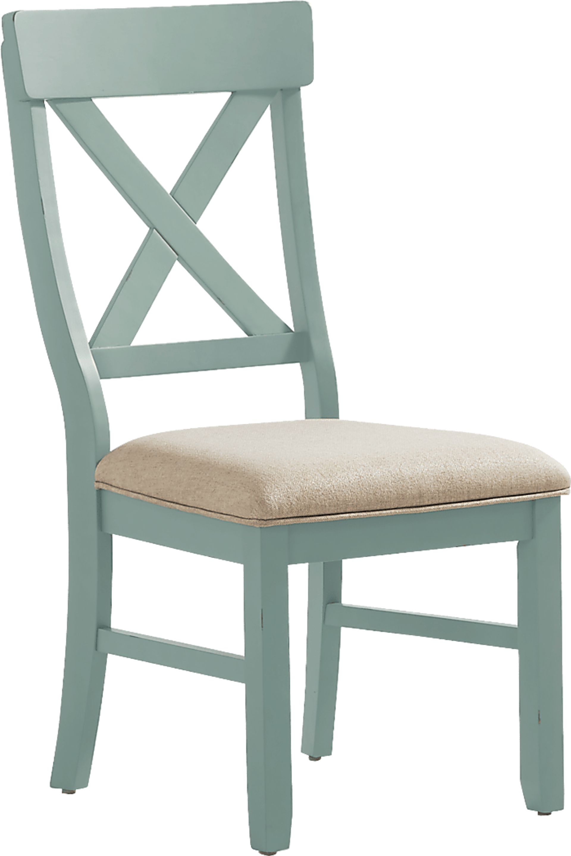 Spring Cottage Blue 5 Pc Round Drop Leaf Dining Room - Image 7