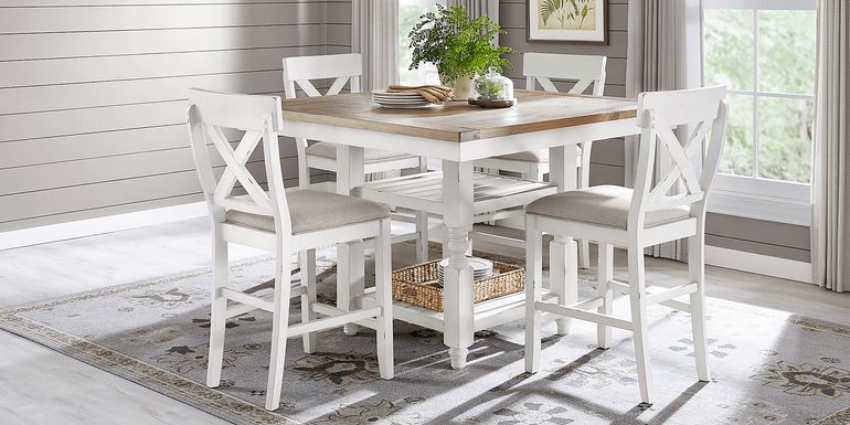 dining room set white