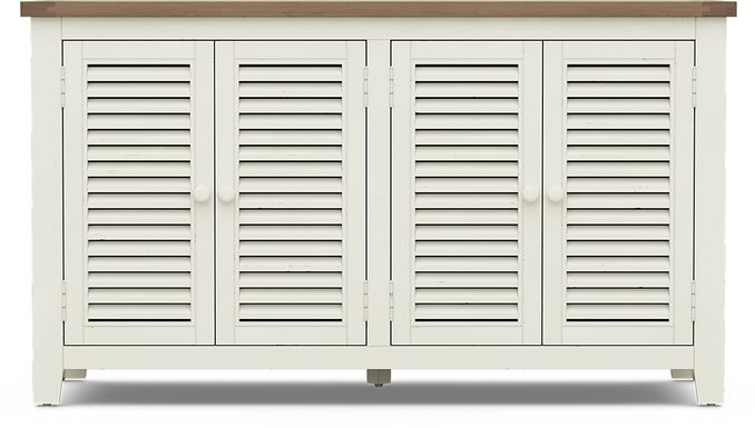 Spring Cottage White Server