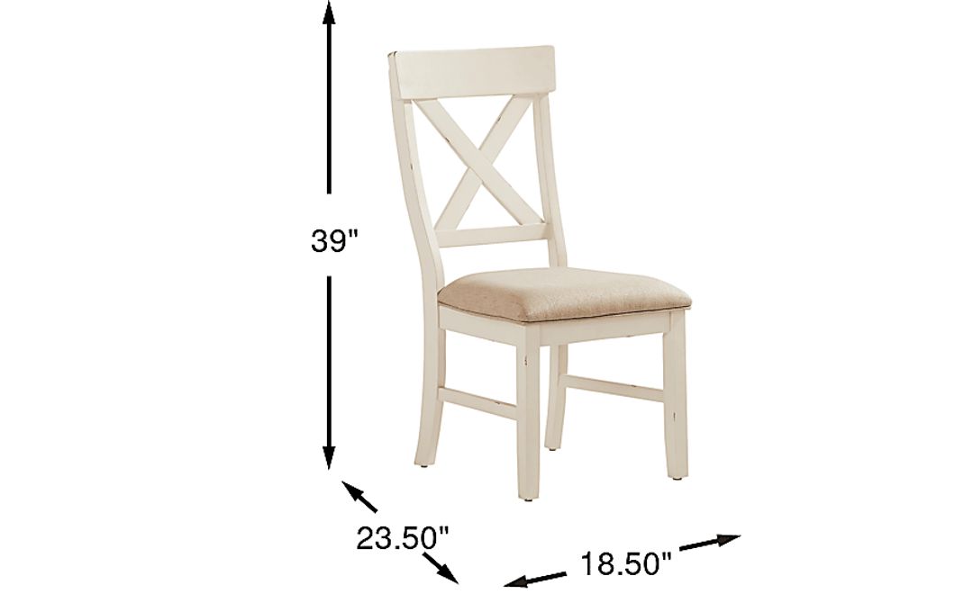 Spring Cottage White Side Chair