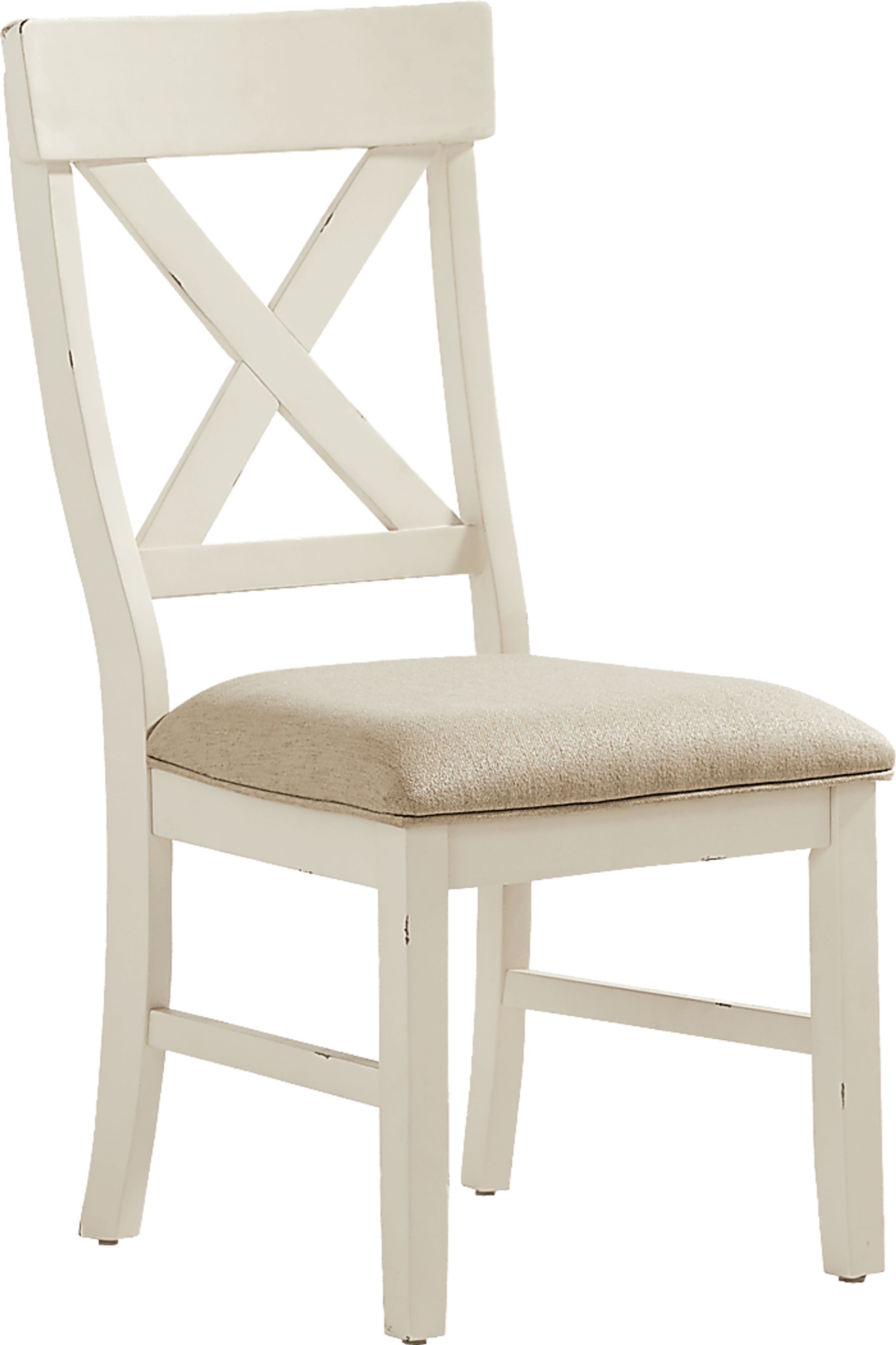 Spring Cottage White 5 Pc Round Drop Leaf Dining Room - Image 7