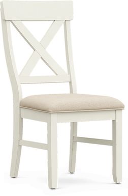 Spring Cottage White Side Chair