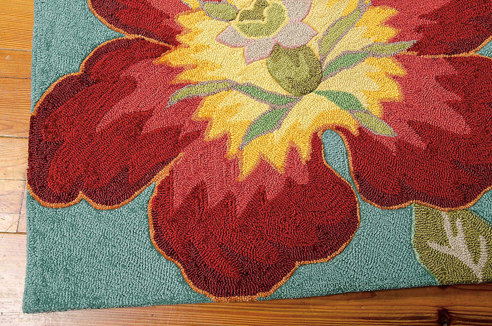 Spring Flowers Blue  8' x 10'6 Rug - Image 2