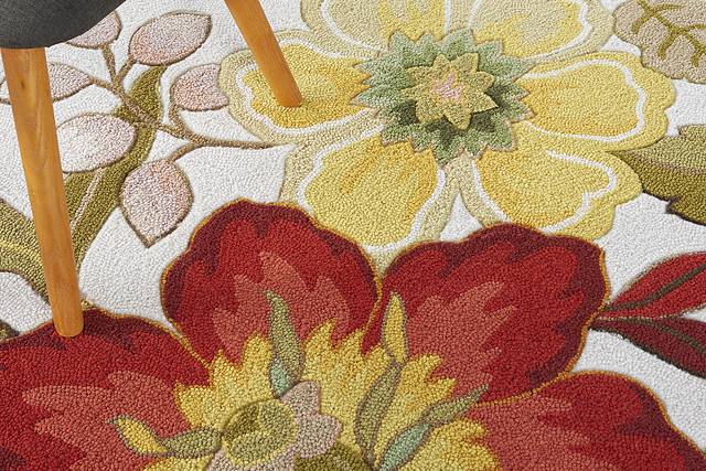 Spring Flowers Ivory 5' x 7'6" Rug - Thumbnail - Image 3