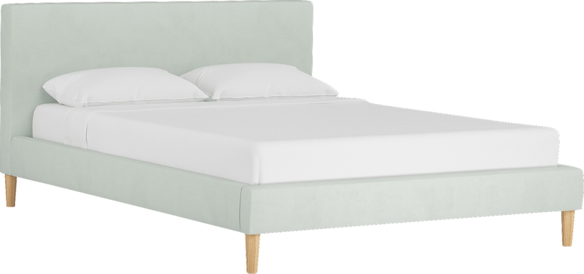 Spring Jewels Basil Queen Upholstered Bed