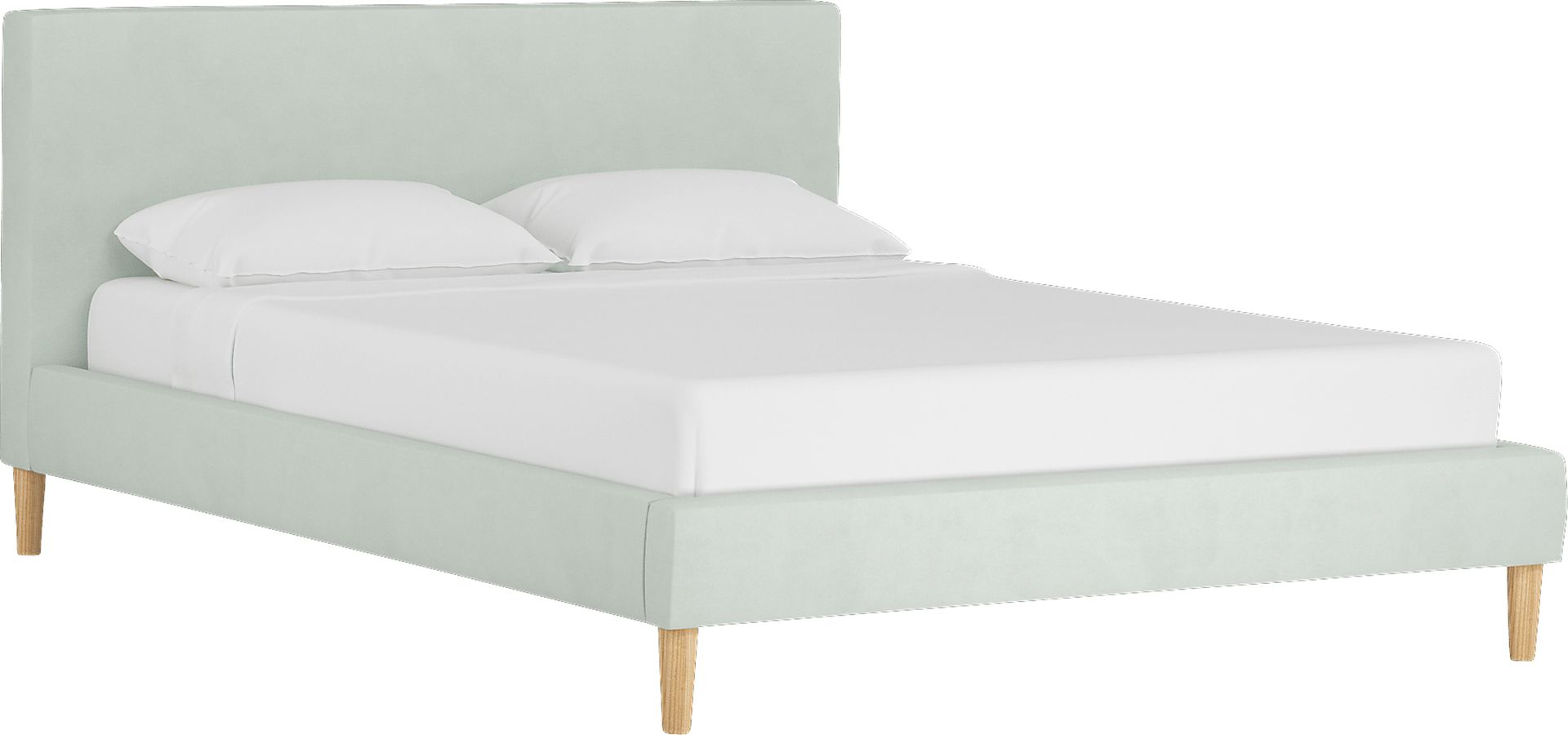 Spring Jewels Basil Queen Upholstered Bed - Image 1