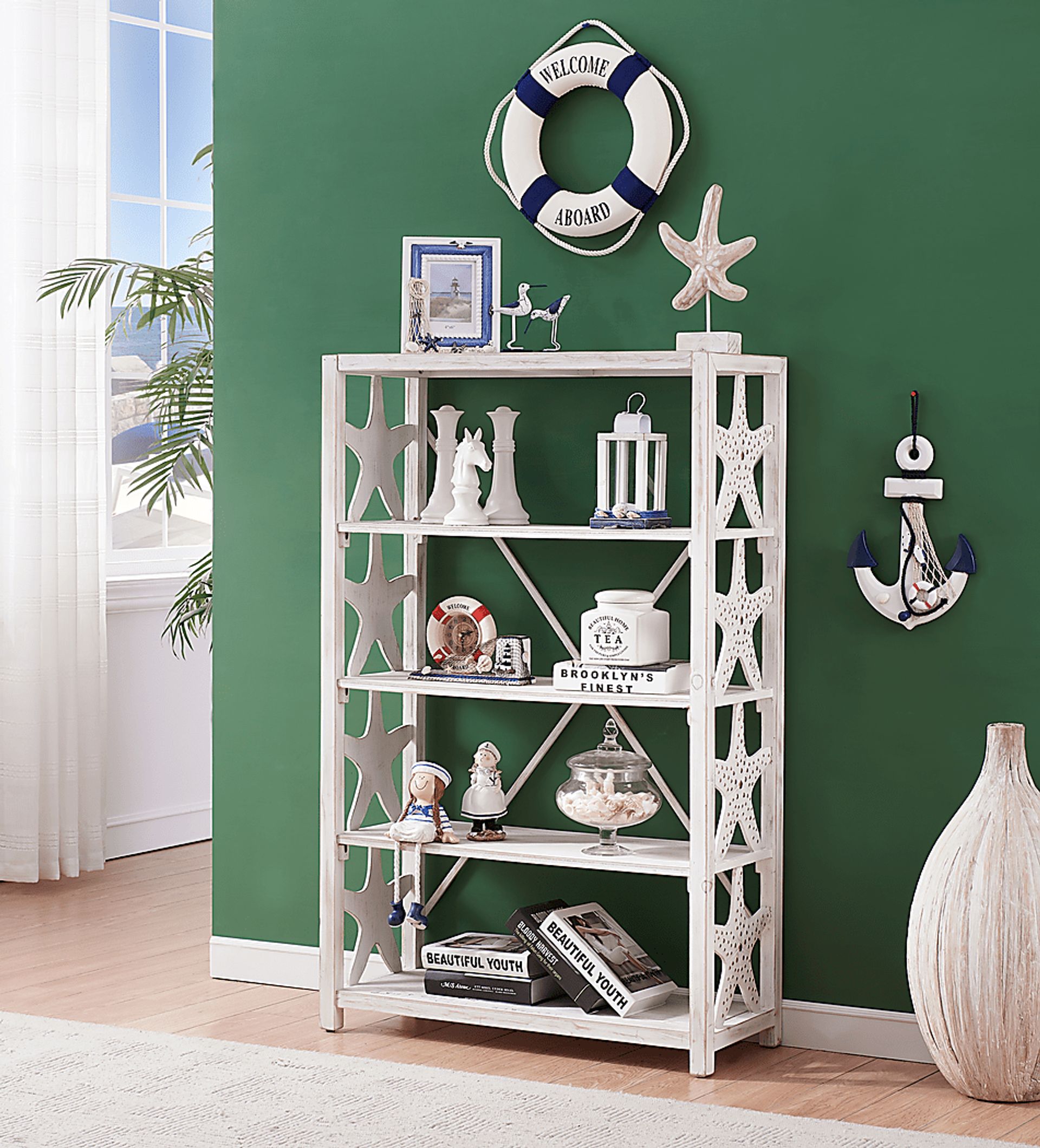 Springglen White Bookcase - Image 4