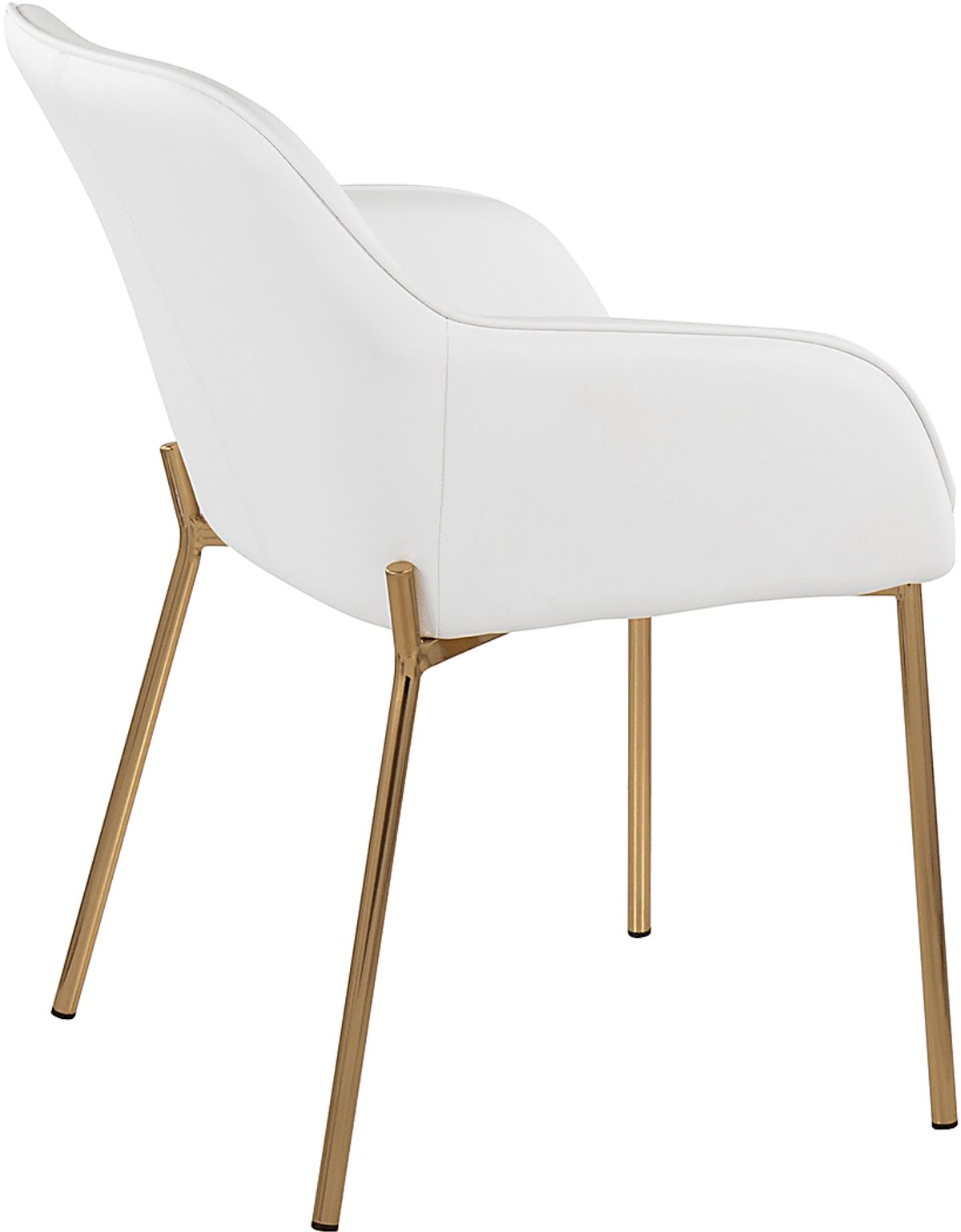 Springmire I White Polyurethane Fabric Arm Chair | Rooms to Go