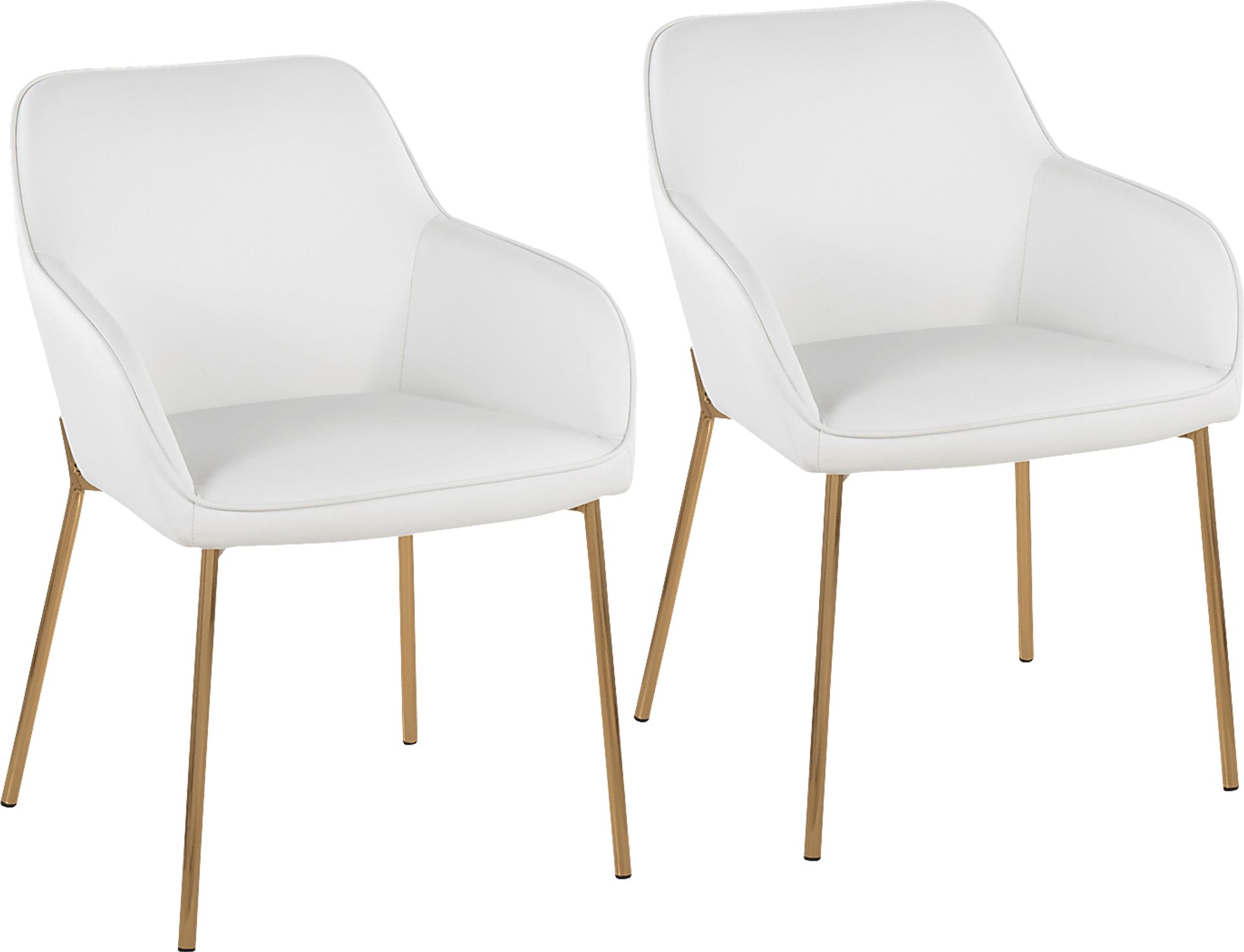 Springmire I White Dining Chair Set of 2 - Image 1