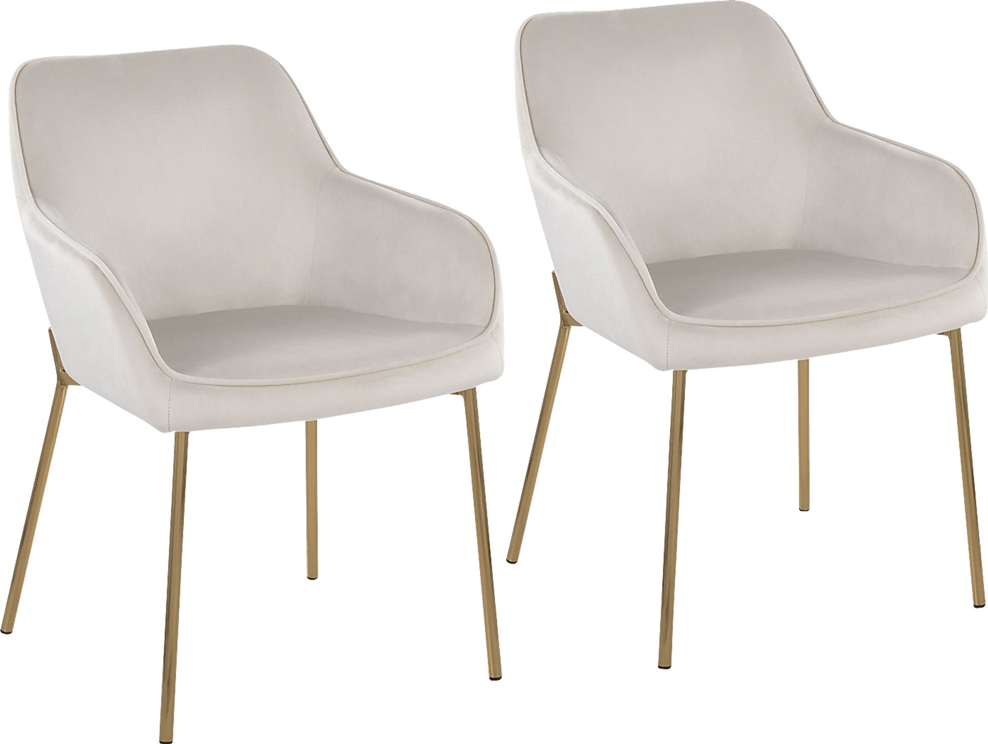 Springmire I Cream Dining Chair Set of 2 - Image 1