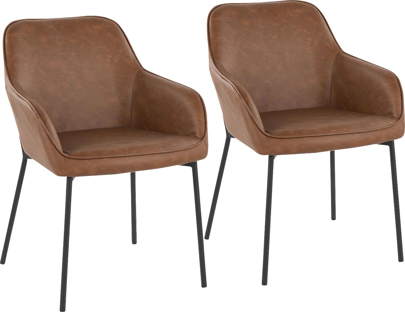 Springmire II Camel Dining Chair Set of 2