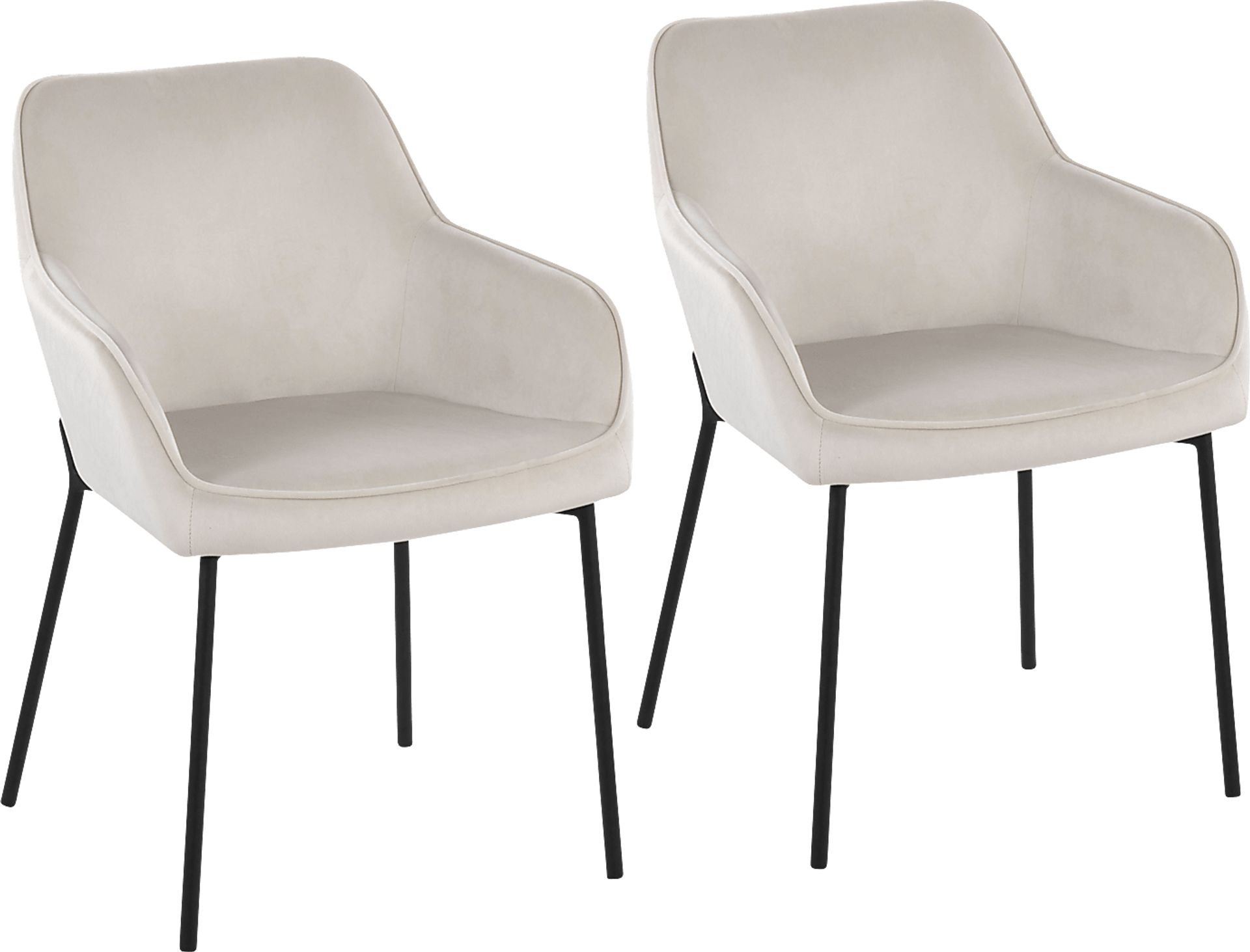 Springmire II Cream Dining Chair Set of 2 - Image 1