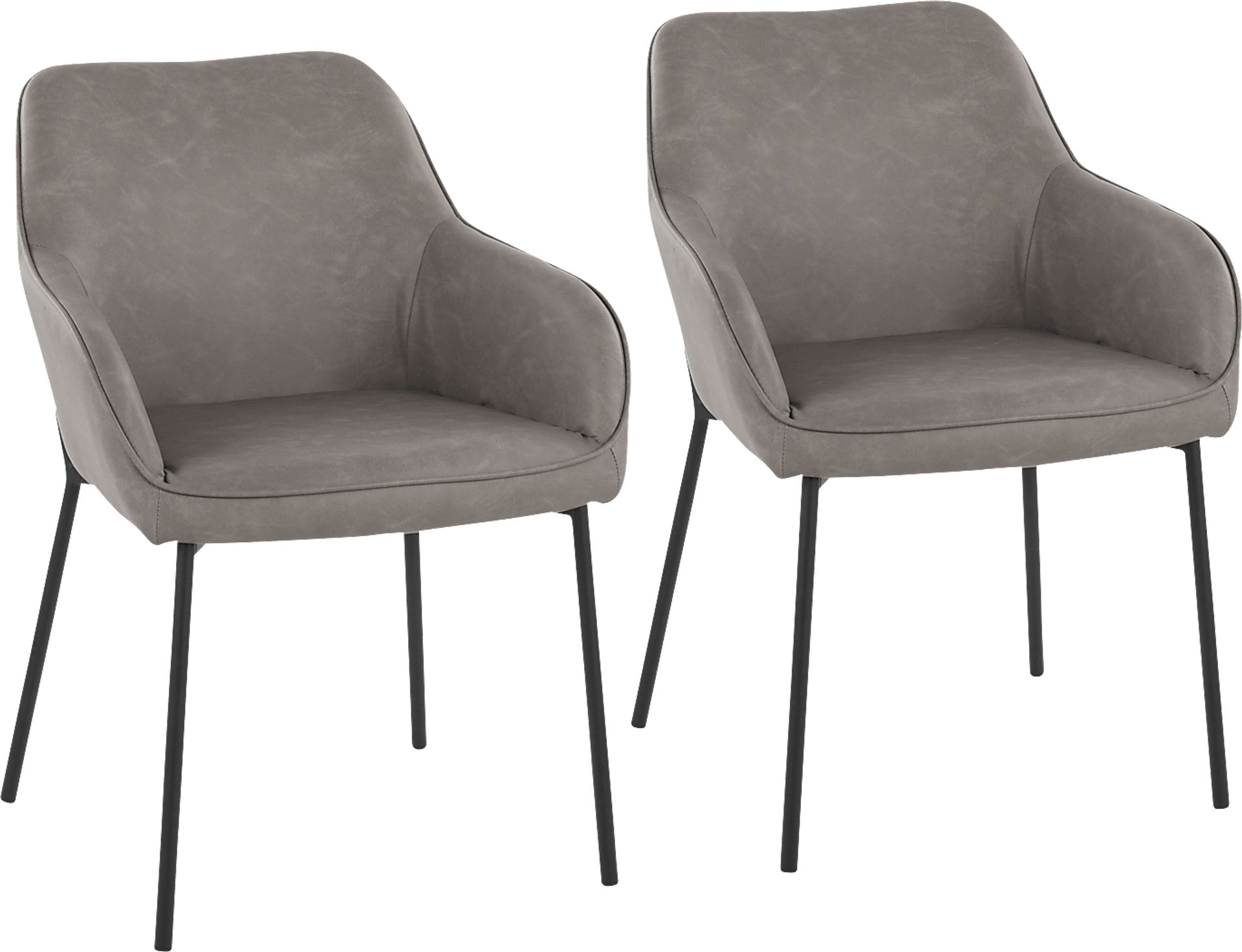 Springmire II Gray Dining Chair Set of 2 - Image 1