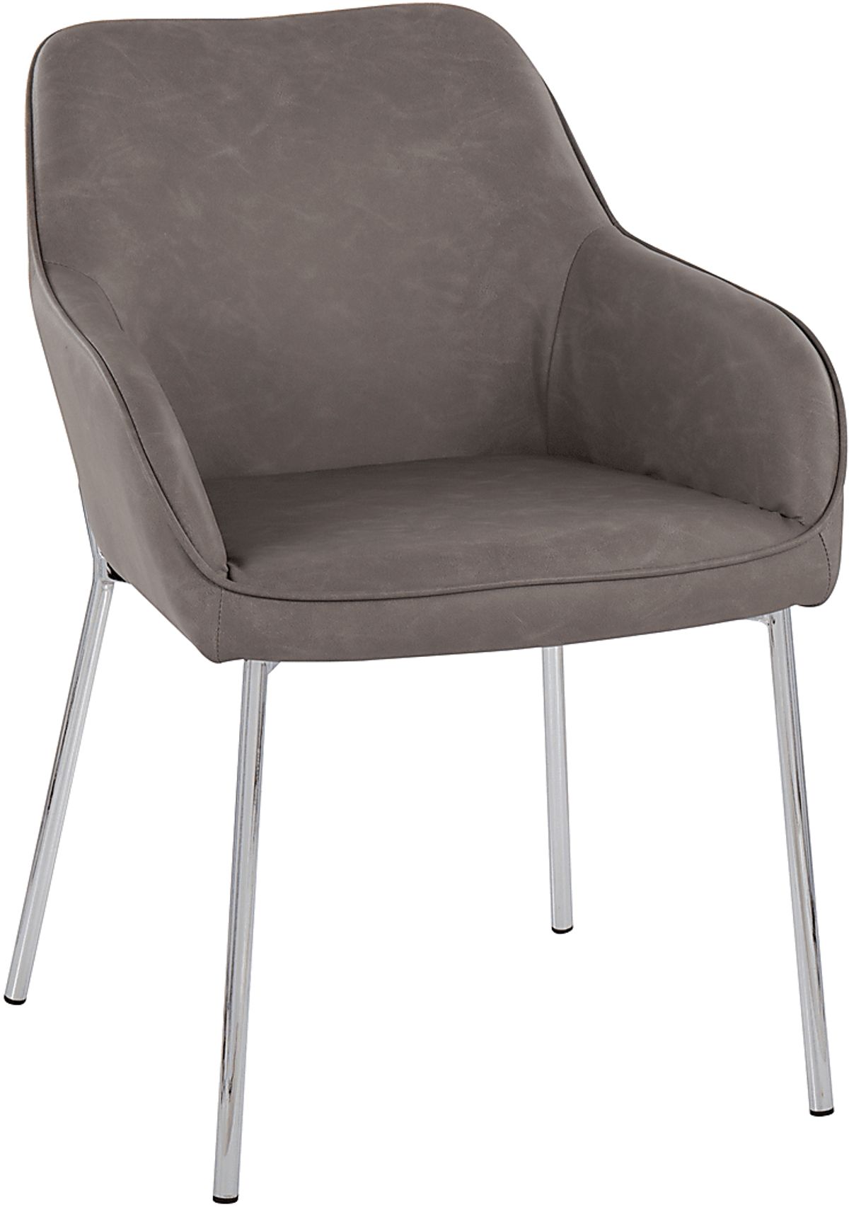 Springmire III Gray Polyurethane Fabric Arm Chair | Rooms to Go