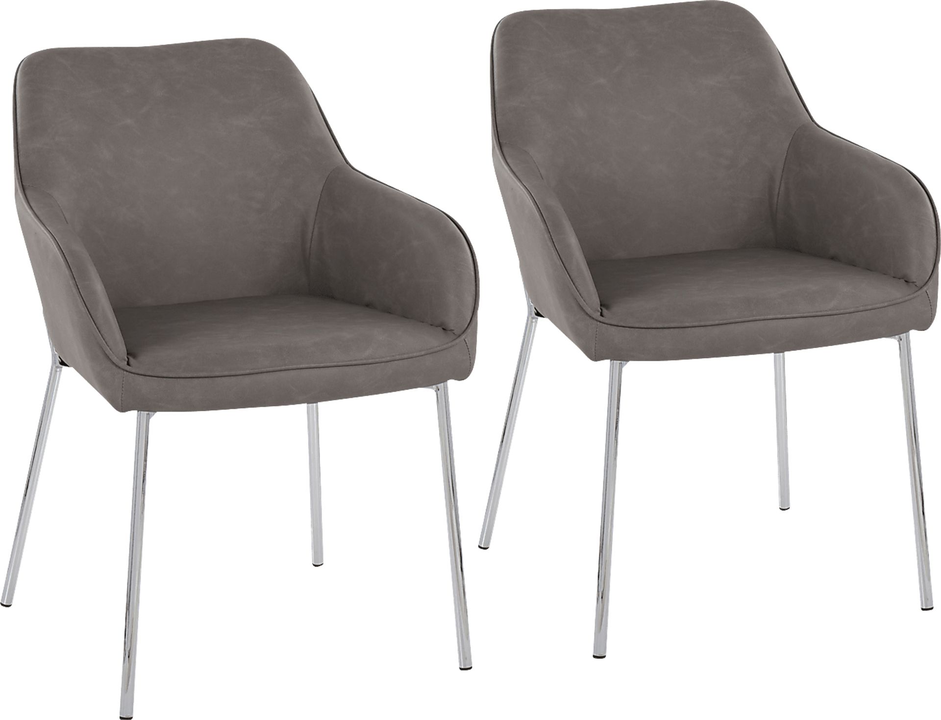 Springmire III Gray Dining Chair Set of 2 - Image 1
