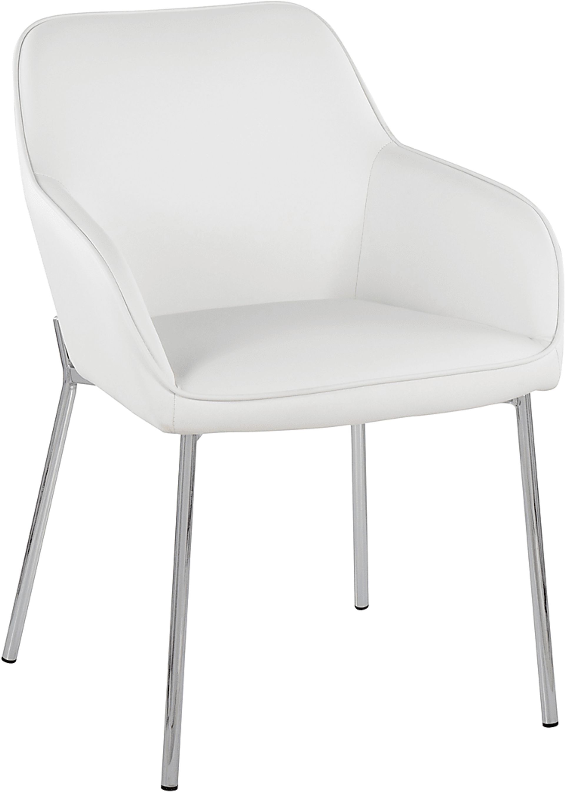 Springmire III White Dining Chair Set of 2 - Image 2