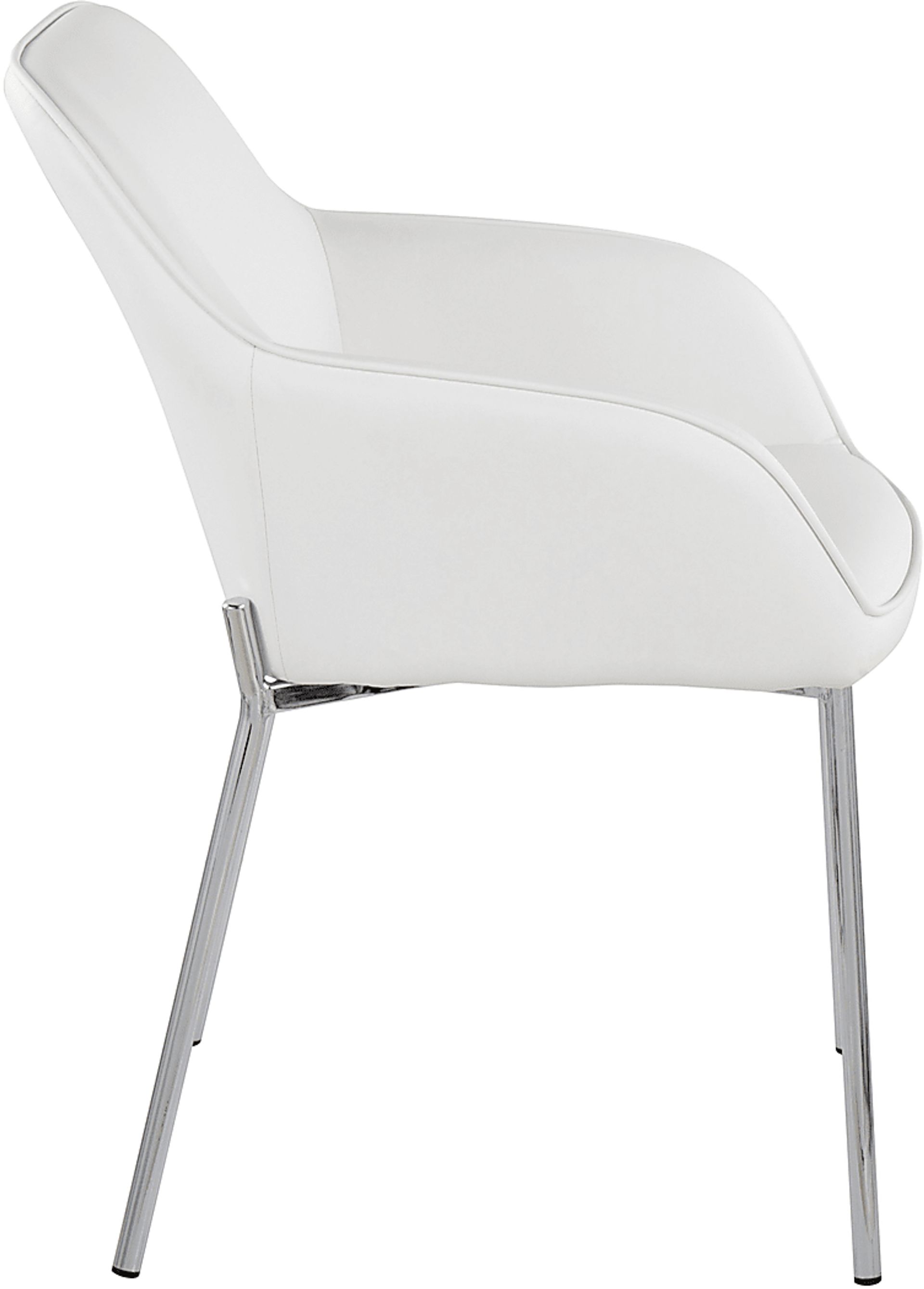 Springmire III White Dining Chair Set of 2 - Image 3