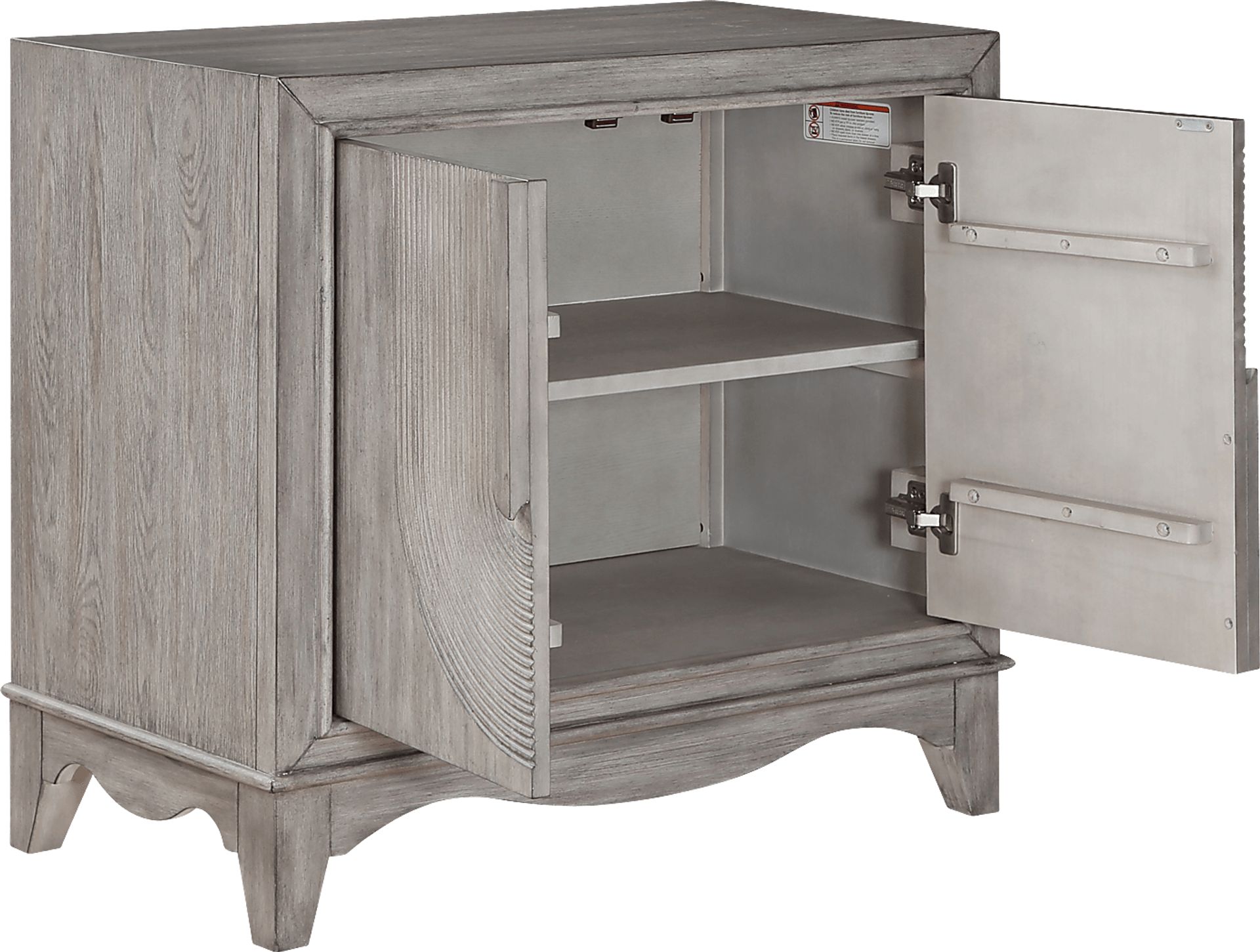 Springpine Gray Accent Cabinet - Image 4