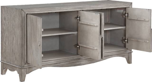 Springpine Gray Credenza - Thumbnail - Image 3