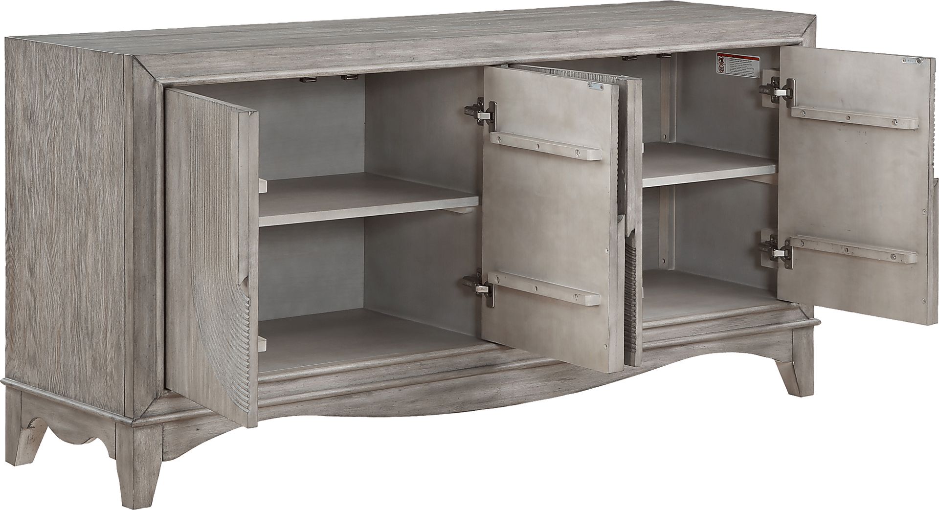Springpine Gray Credenza - Image 3