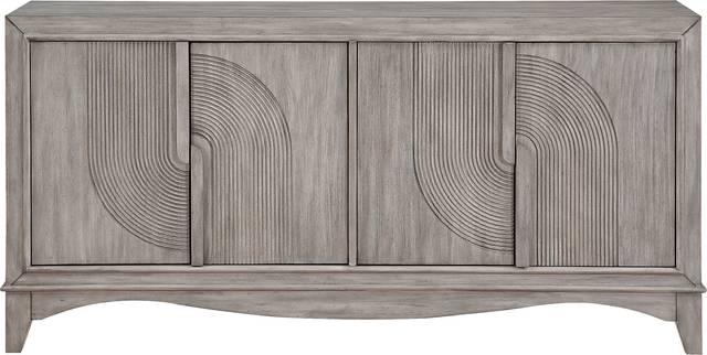 Springpine Gray Credenza - Thumbnail - Image 6