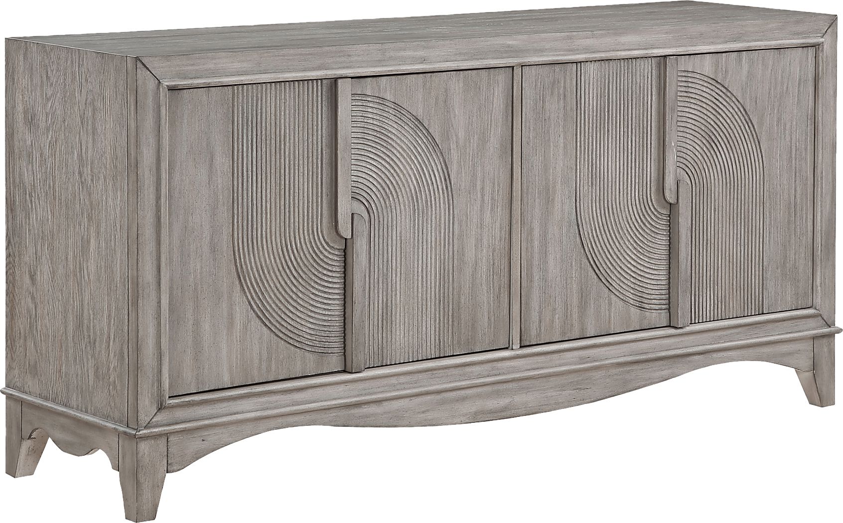 Springpine Gray Credenza