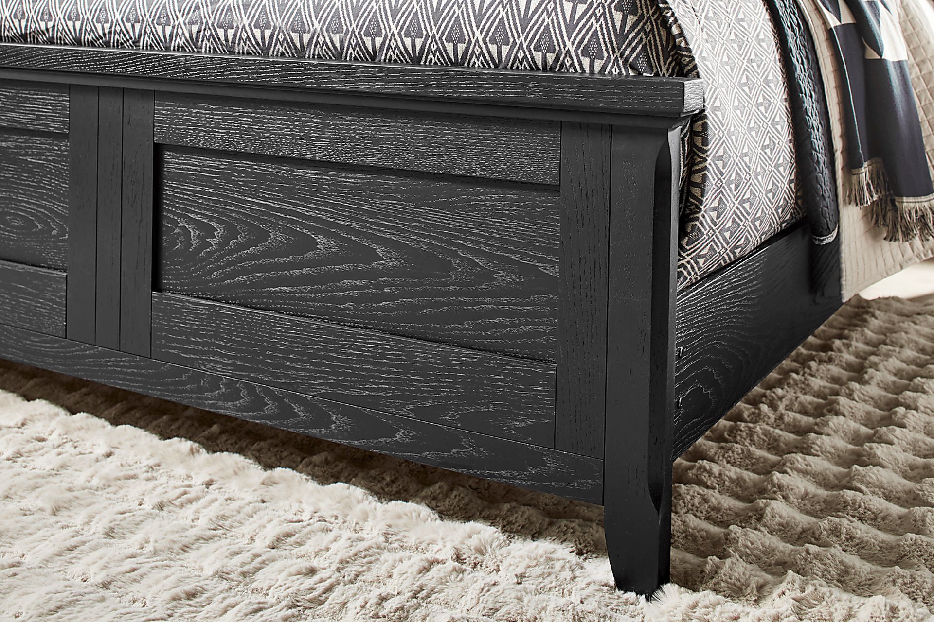 Springville Black 5 Pc Queen Panel Bedroom - Image 4