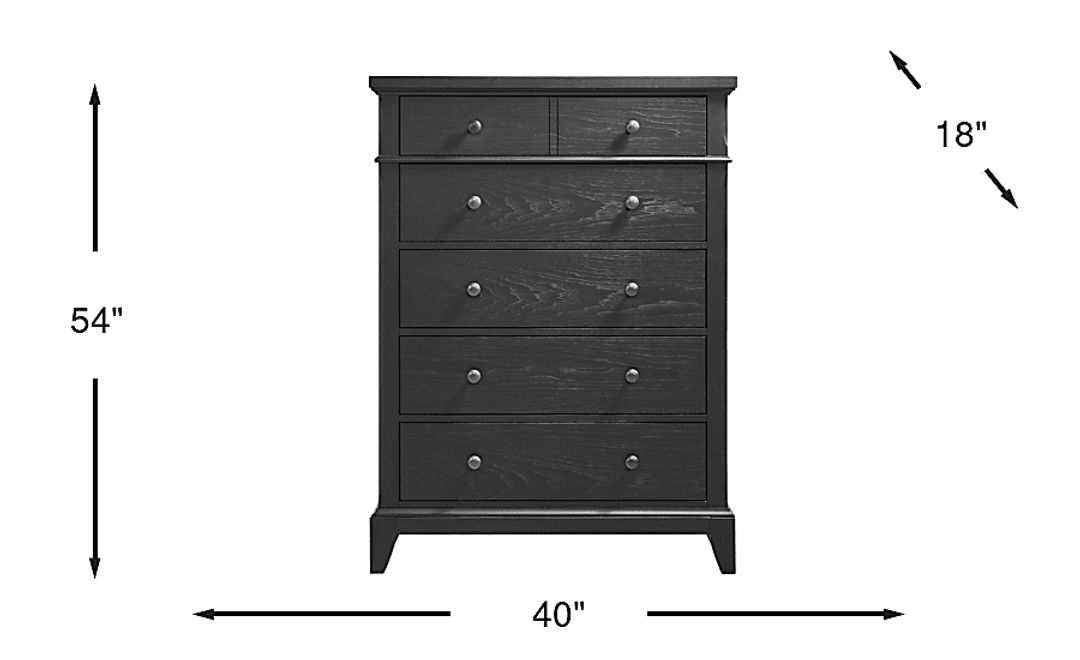 Springville Black Chest