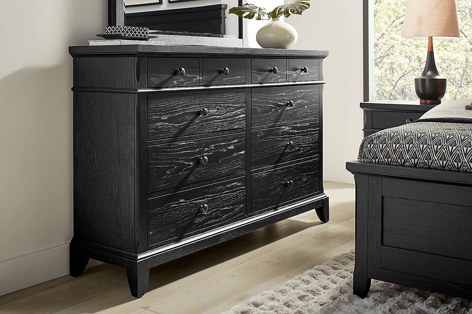 Springville Black King Poster Bedroom Set - Thumbnail 5