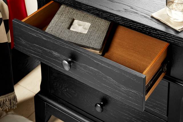 Springville Black Nightstand - Thumbnail - Image 3