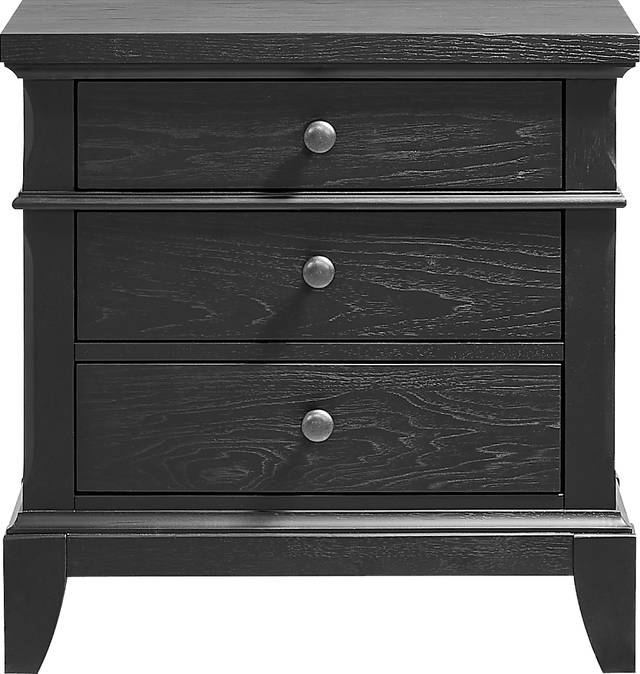 Springville Black Nightstand - Thumbnail - Image 1