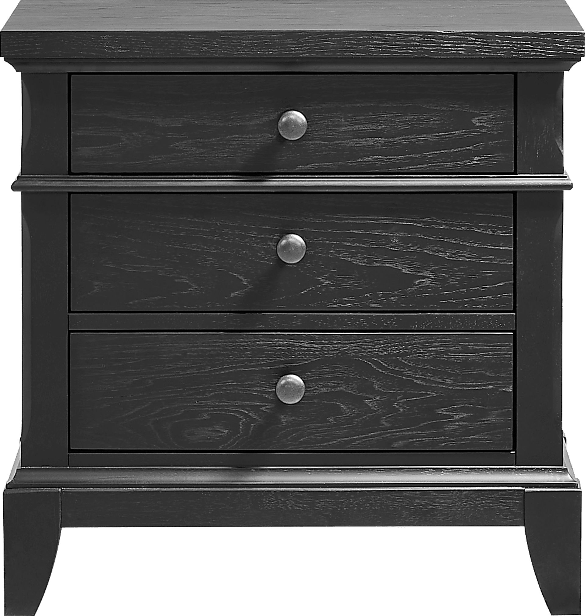 Springville Black Nightstand - Image 1