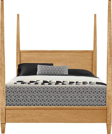 3 pc queen poster bed