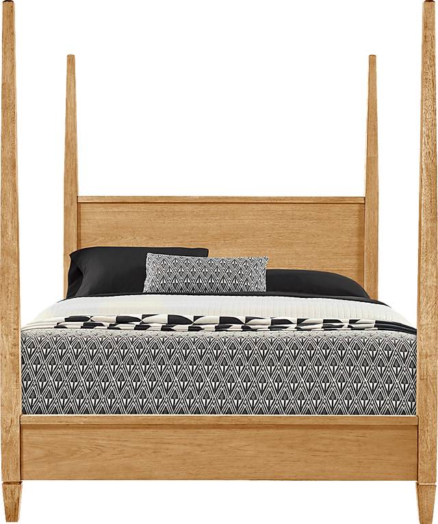Springville Natural 5 Pc Queen Poster Bedroom - Thumbnail - Image 2