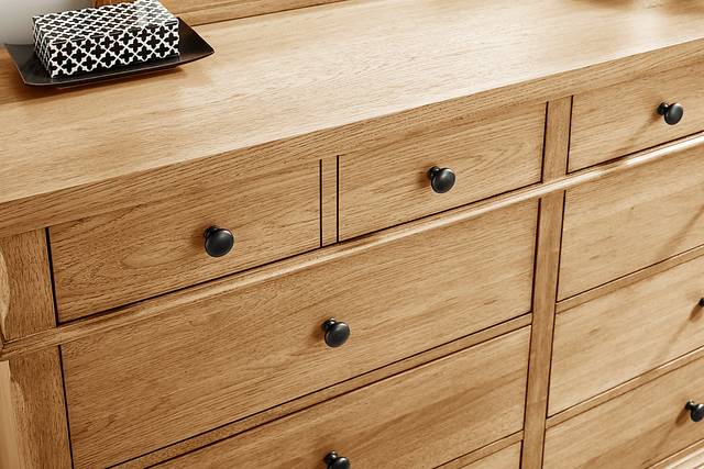 Springville Natural 5 Pc Queen Panel Bedroom - Thumbnail - Image 7