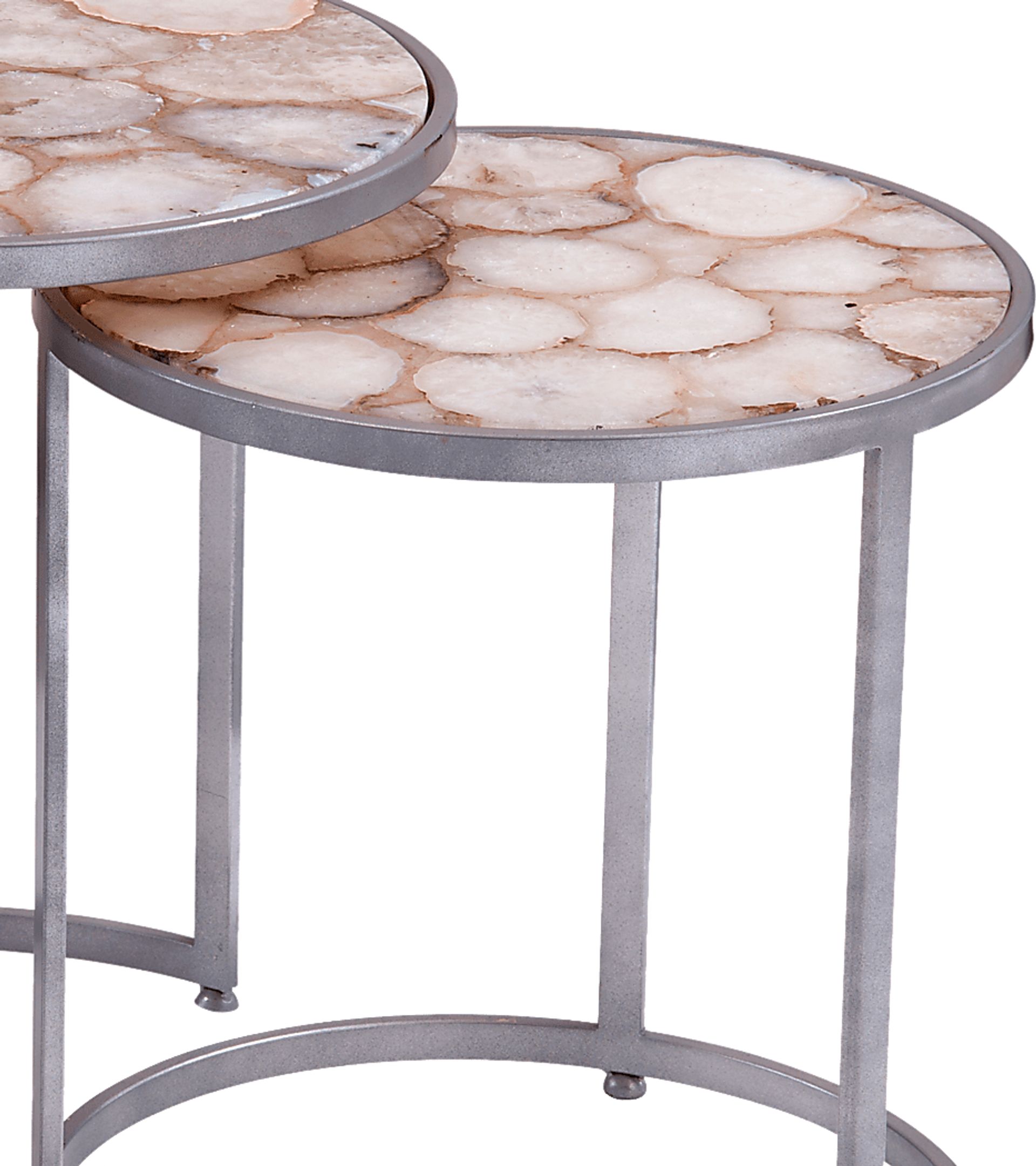 Spruance Silver Accent Table, Set of 2 - Image 2