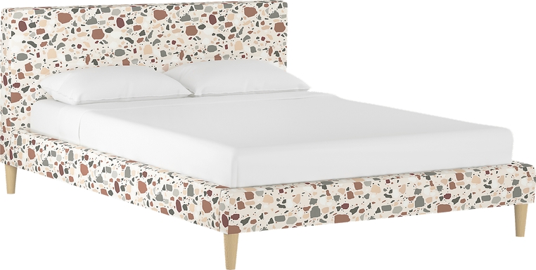 Sprucedale Rust Queen Upholstered Bed
