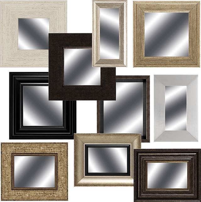 Sprucehaven Brown Mirrors Set of 10 - Thumbnail - Image 1