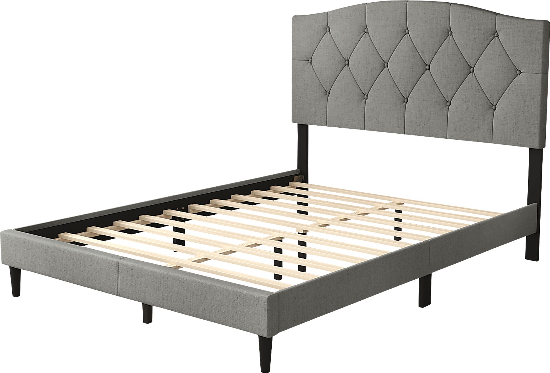 Sprucerow Light Gray Full Bed - Image 8