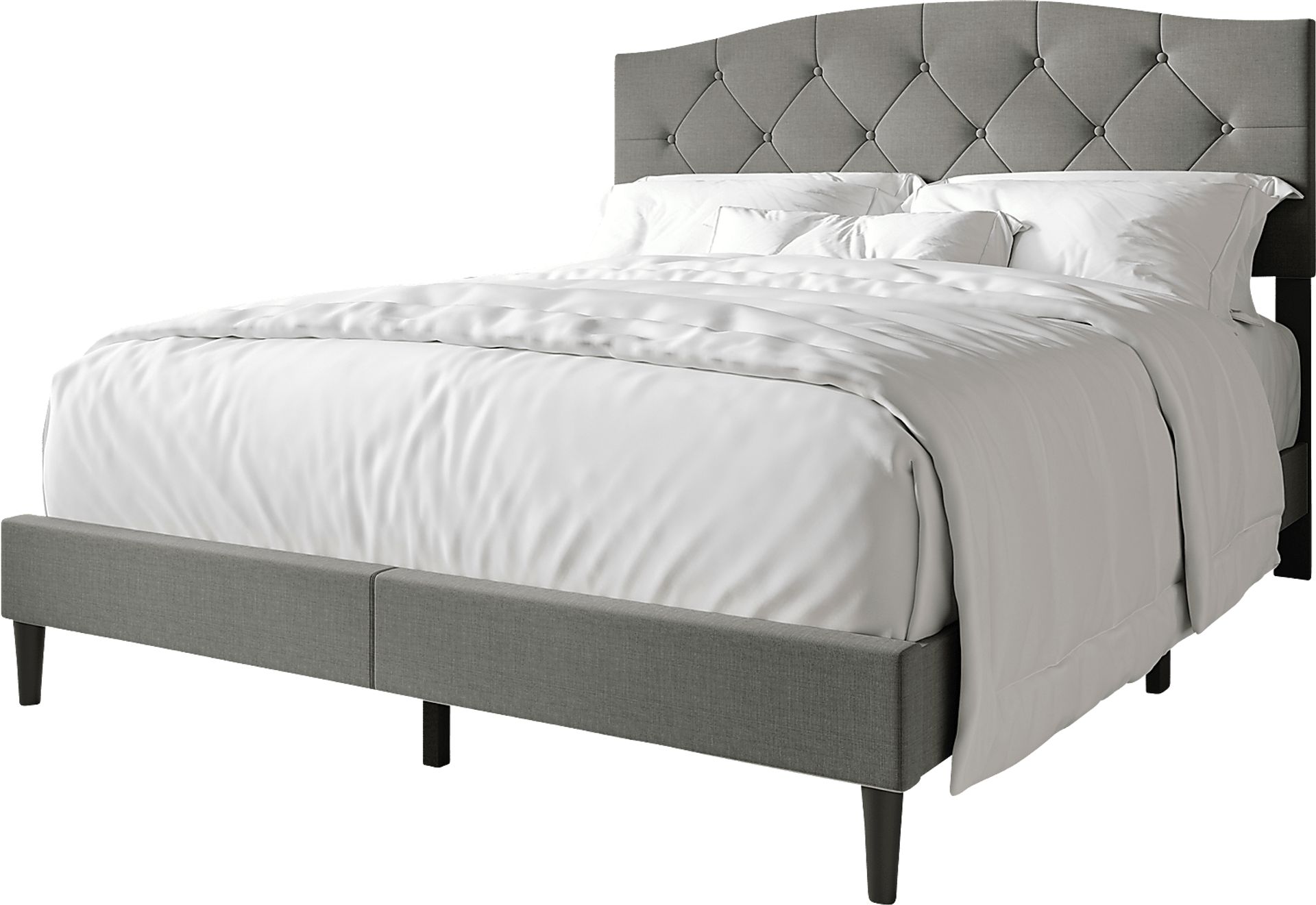 Sprucerow Light Gray King Bed - Image 5