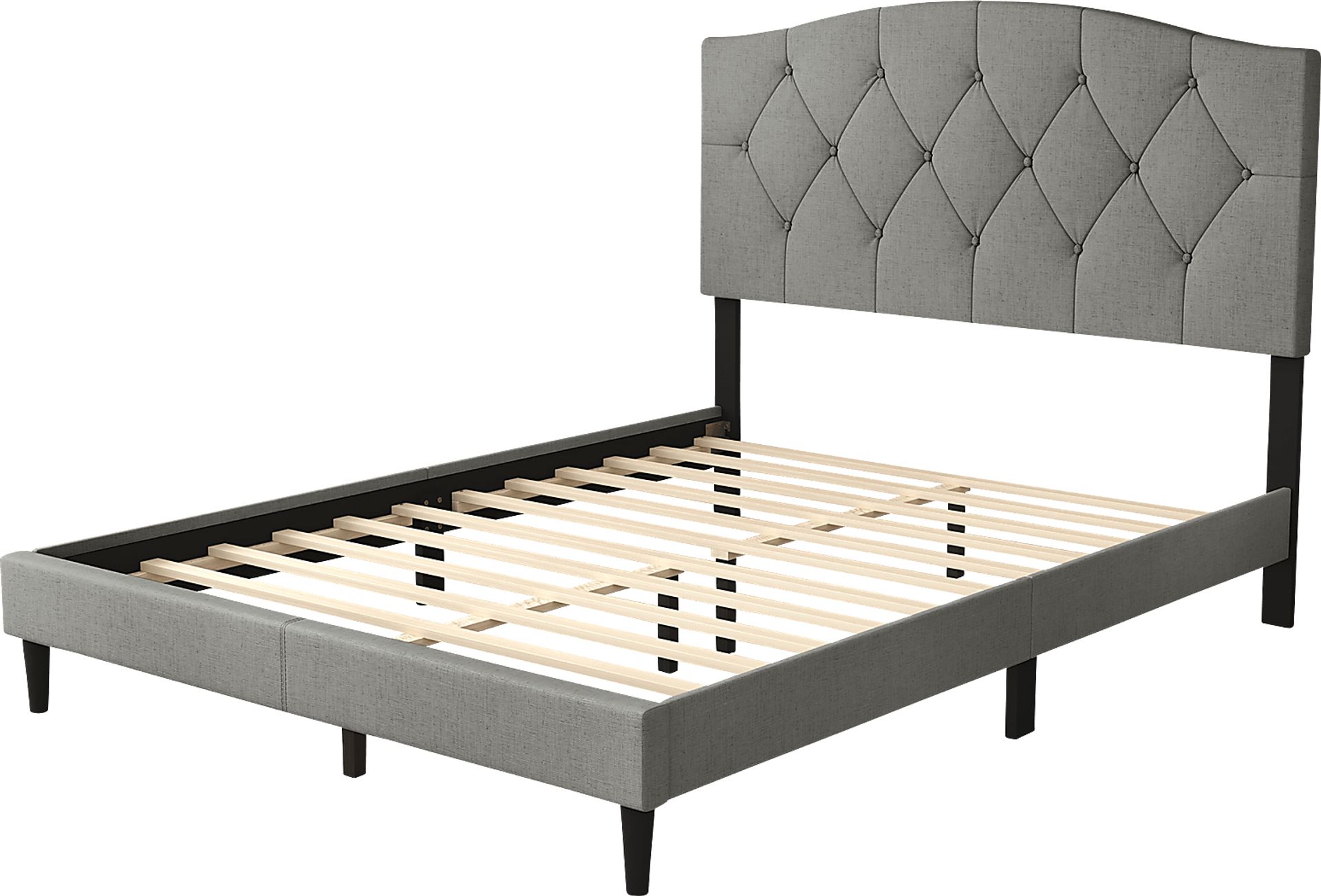 Sprucerow Light Gray Twin Bed - Image 7