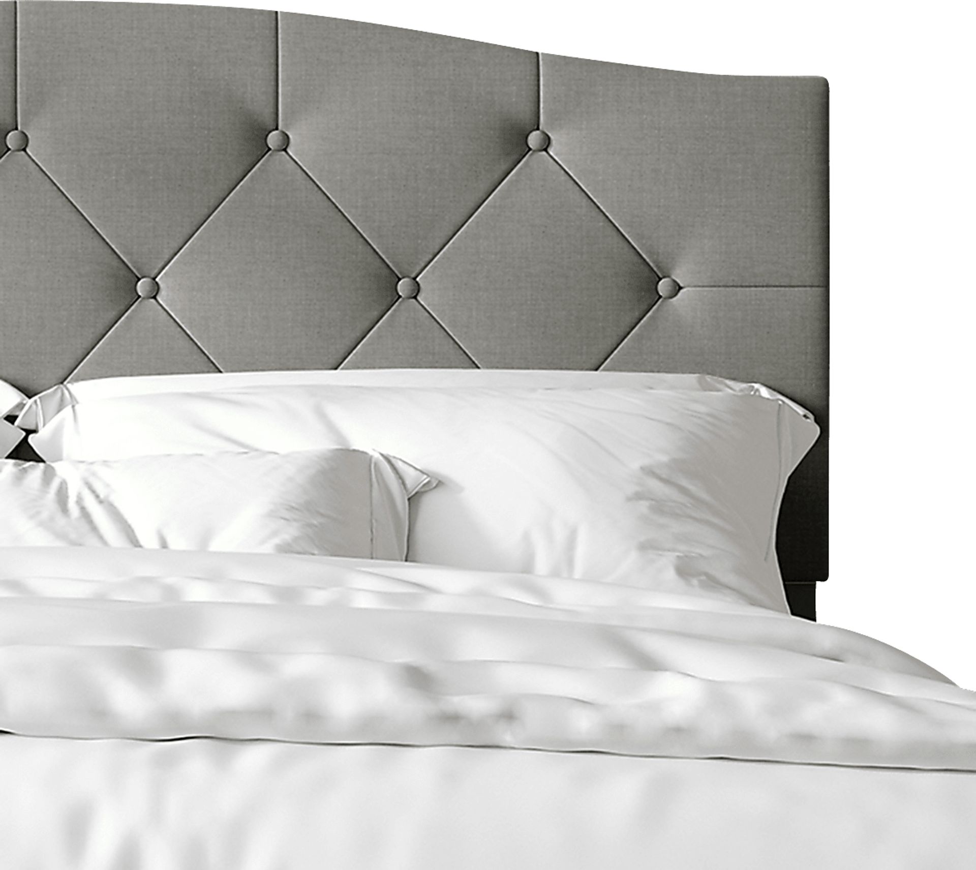 Sprucerow Lightgray Queen Bed - Image 4