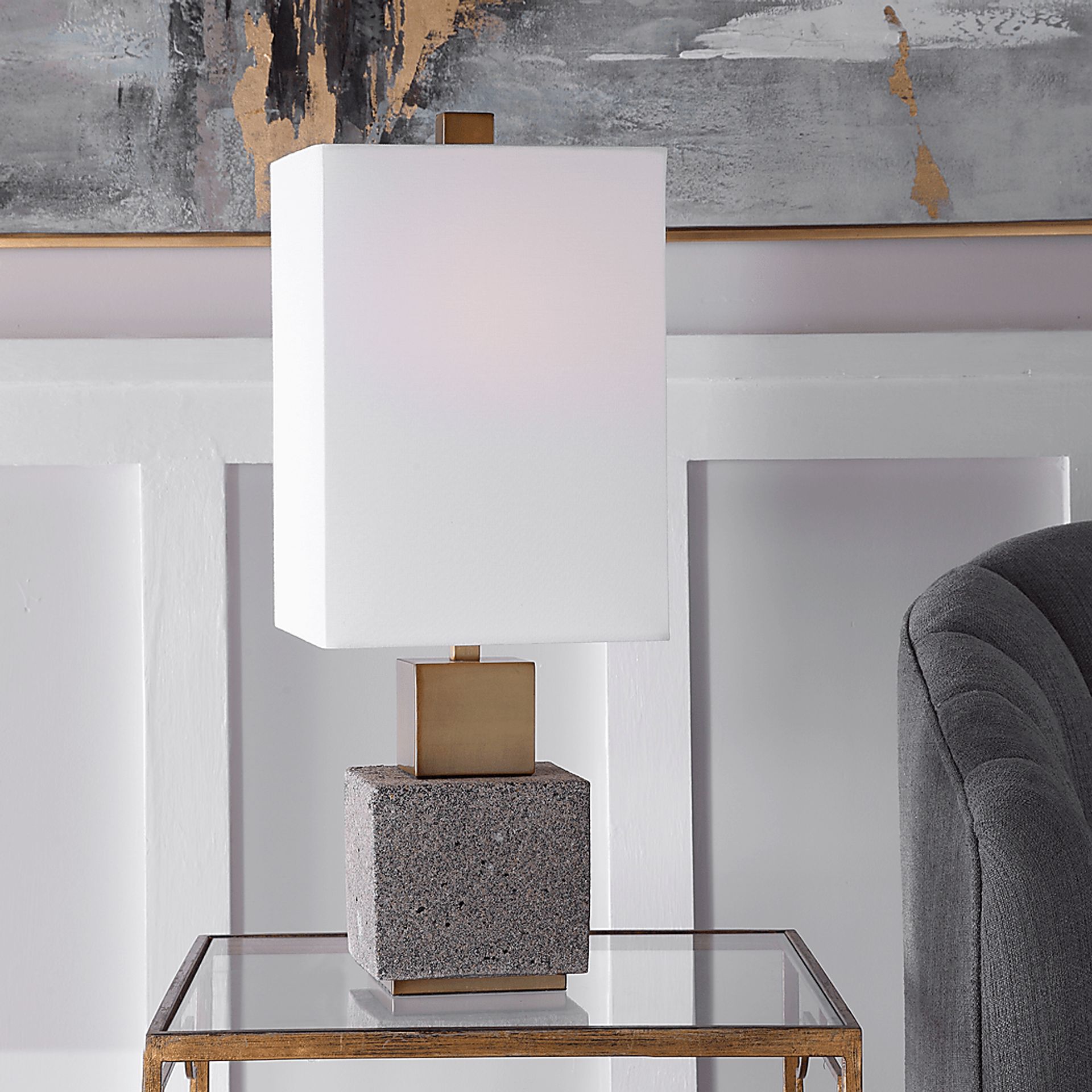 Spry Post Gray Lamp - Image 3