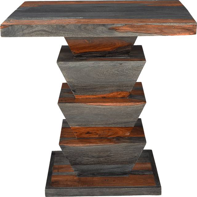 Square Capri Gray End Table - Thumbnail - Image 2