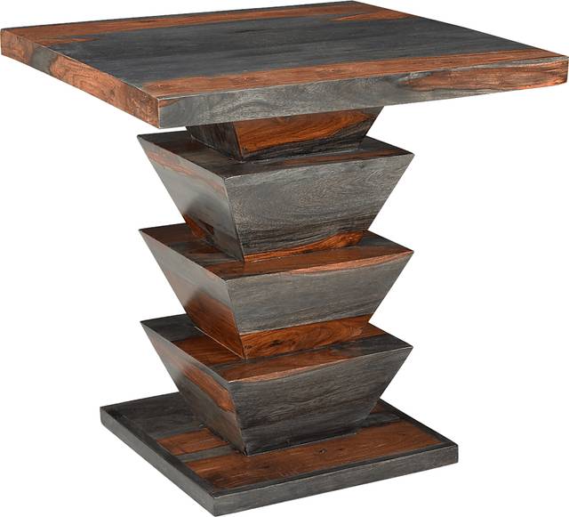 Square Capri Gray End Table - Thumbnail - Image 1