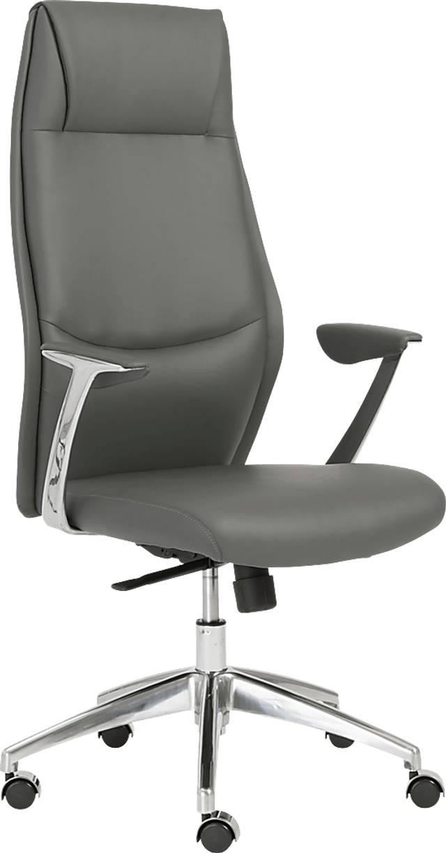 Sriozz Gray Office Chair - Thumbnail - Image 1