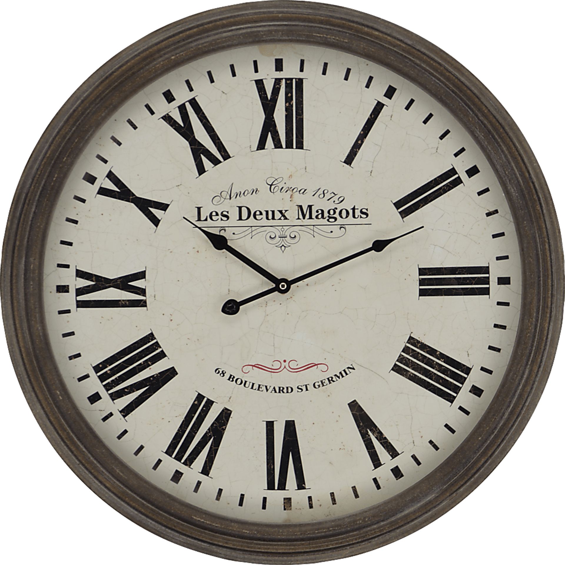 St. Germain Brown Clock - Image 1