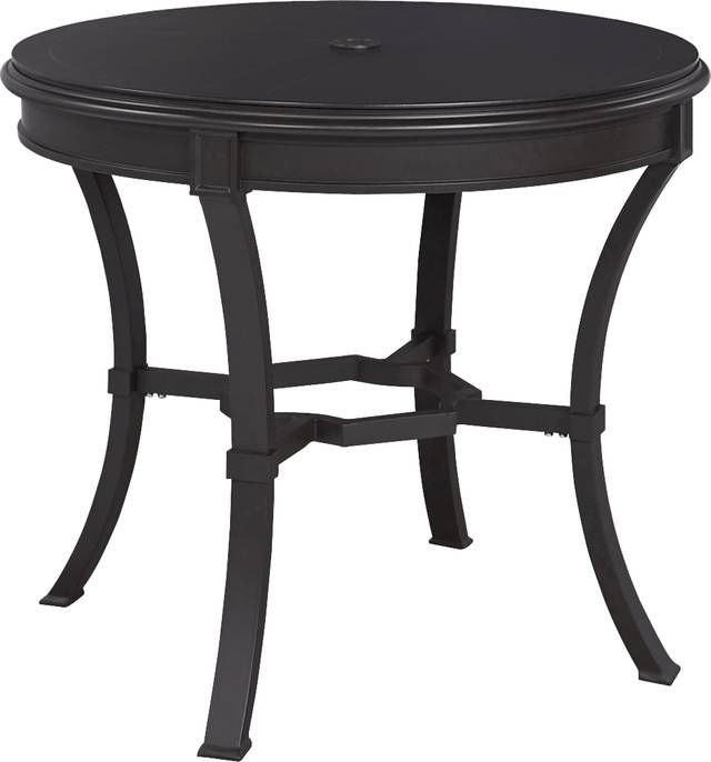 St. Laurent Mocha 36 in. Round Outdoor Dining Table - Thumbnail - Image 1