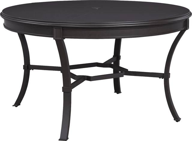 St Laurent Mocha 54 in. Round Outdoor Dining Table - Thumbnail - Image 1